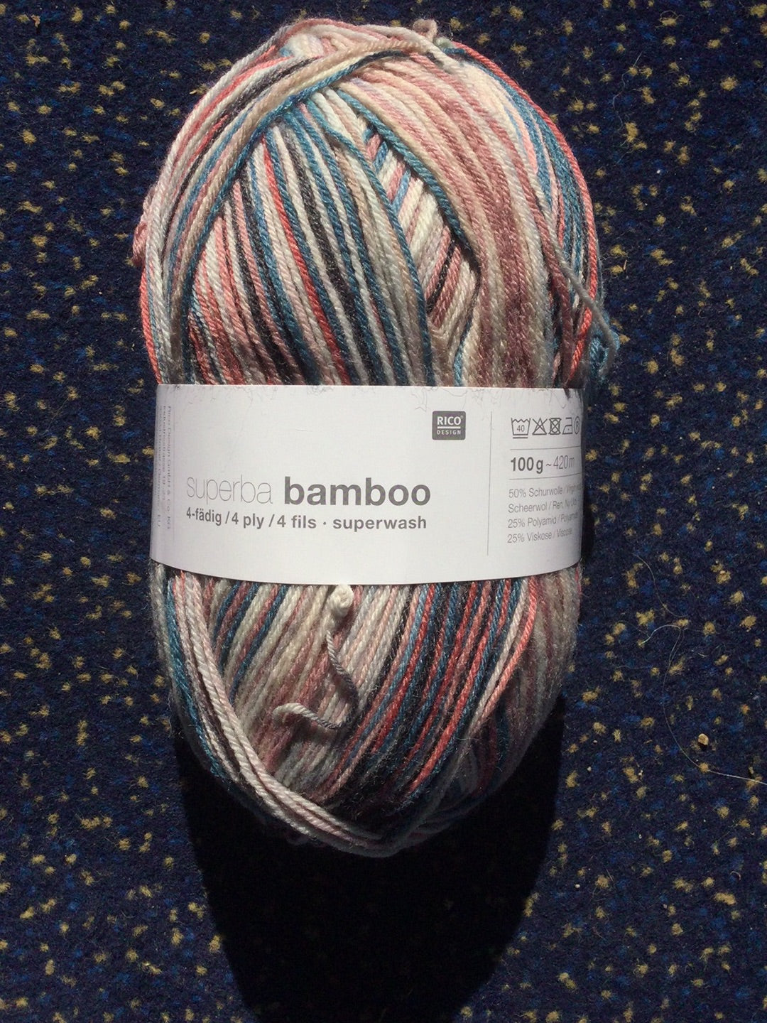 Rico Superba Superwash Bamboo 4ply sock wool