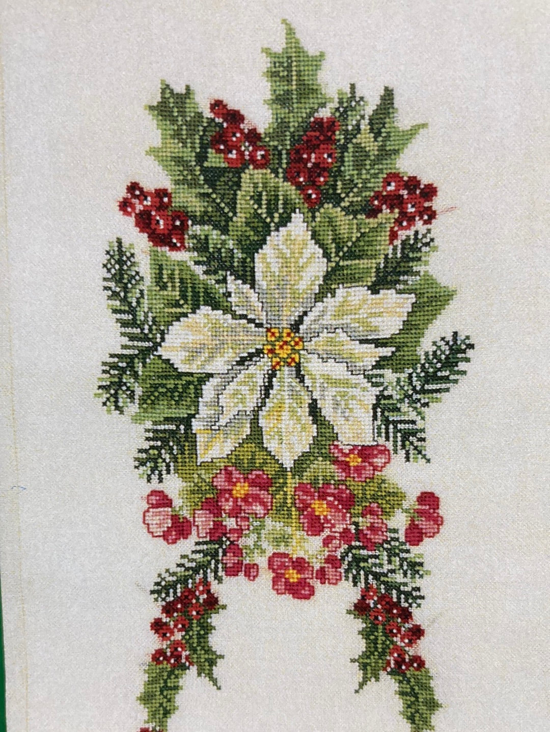 Christmas Table Runner - Begonia & Poinsettia