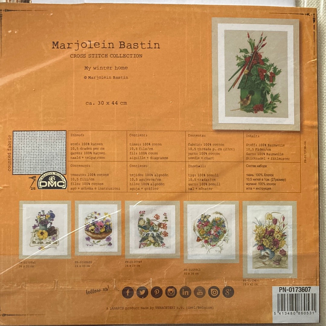 Lanarte (Marjolein Bastin) Cross Stitch Collection  - My Winter Home