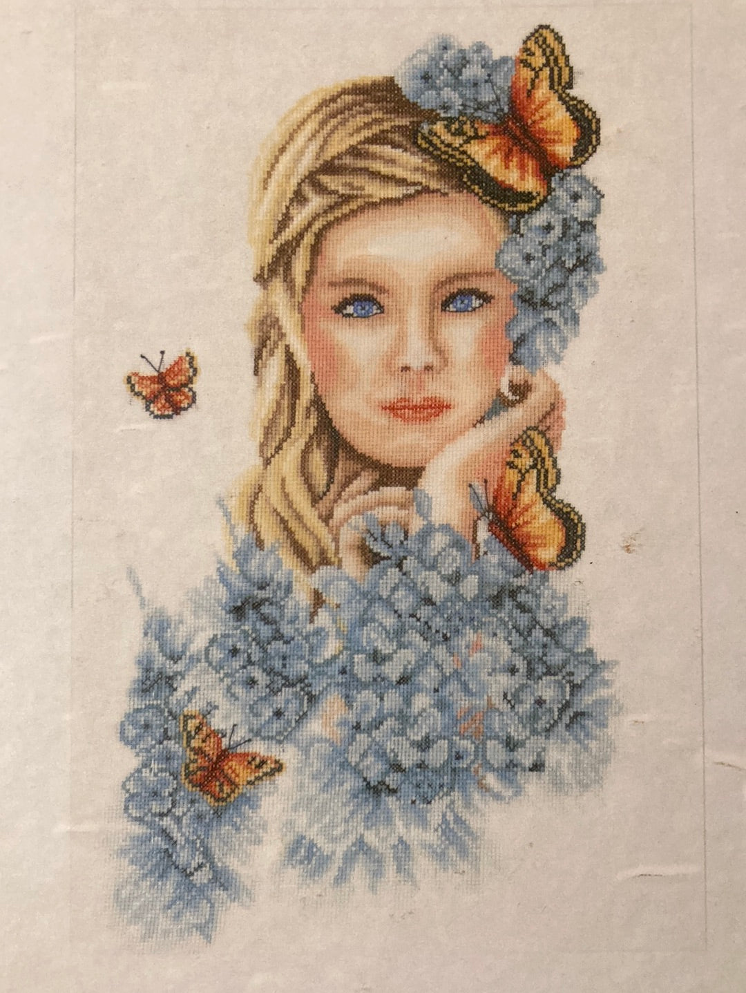 Lanarte Romance Cross Stitch Collection  - Yellow Butterflies