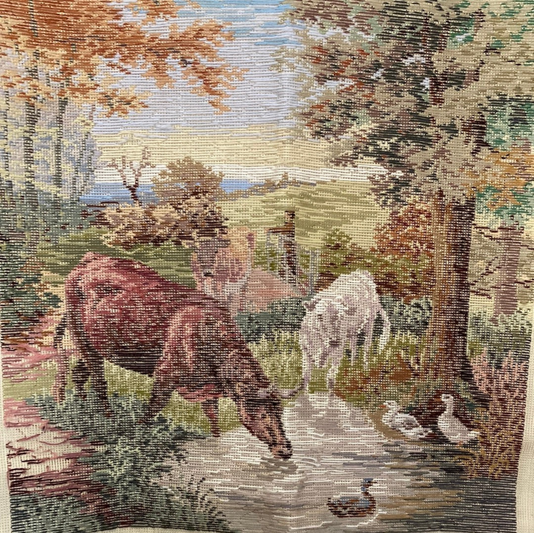 Tramme Tapestry Wall Hanging - Countryside Scene