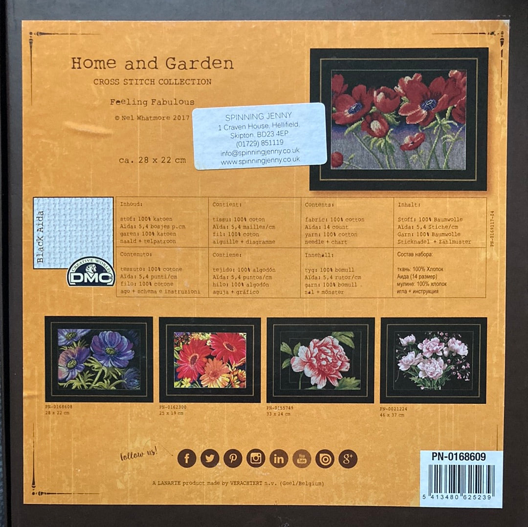 Lanarte Home and Garden Cross Stitch Collection  - Feeling Fabulous