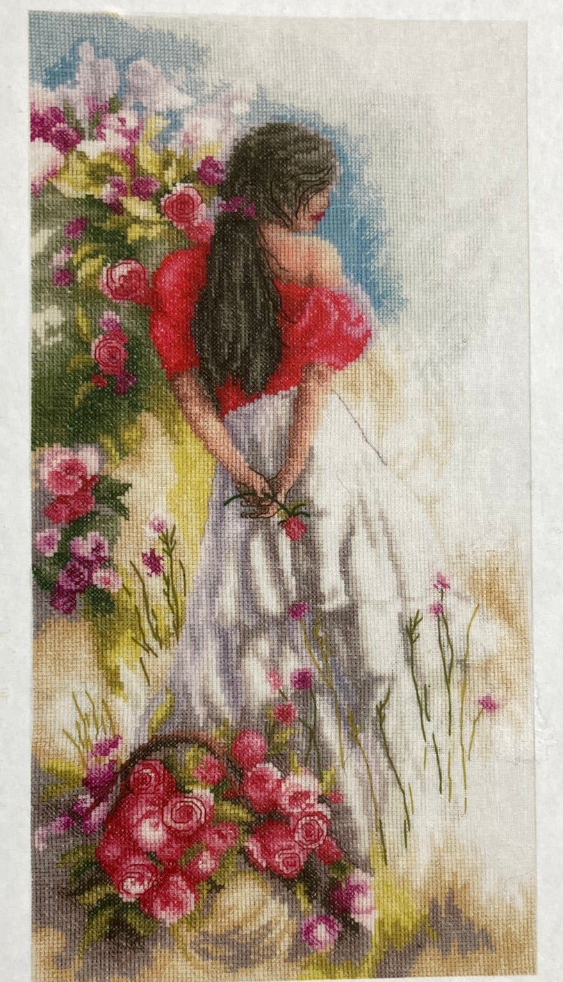 Lanarte Romance Cross Stitch Collection  - 'In the Fields'