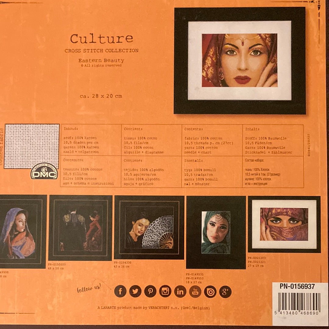 Lanarte Cultures Cross Stitch Collection  - Eastern Beauty