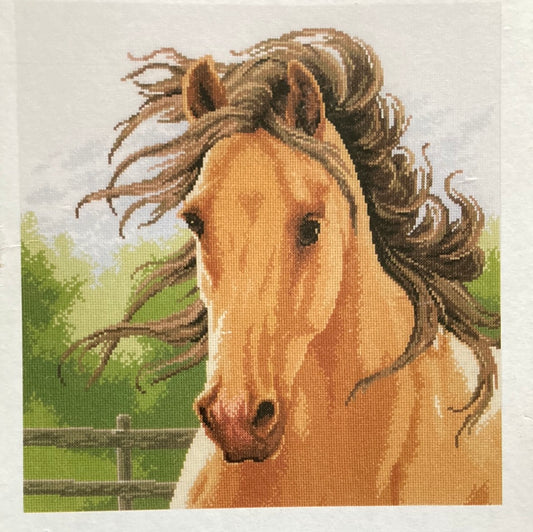 Lanarte Animals Cross Stitch Collection  - Mane in the Wind (Horse)