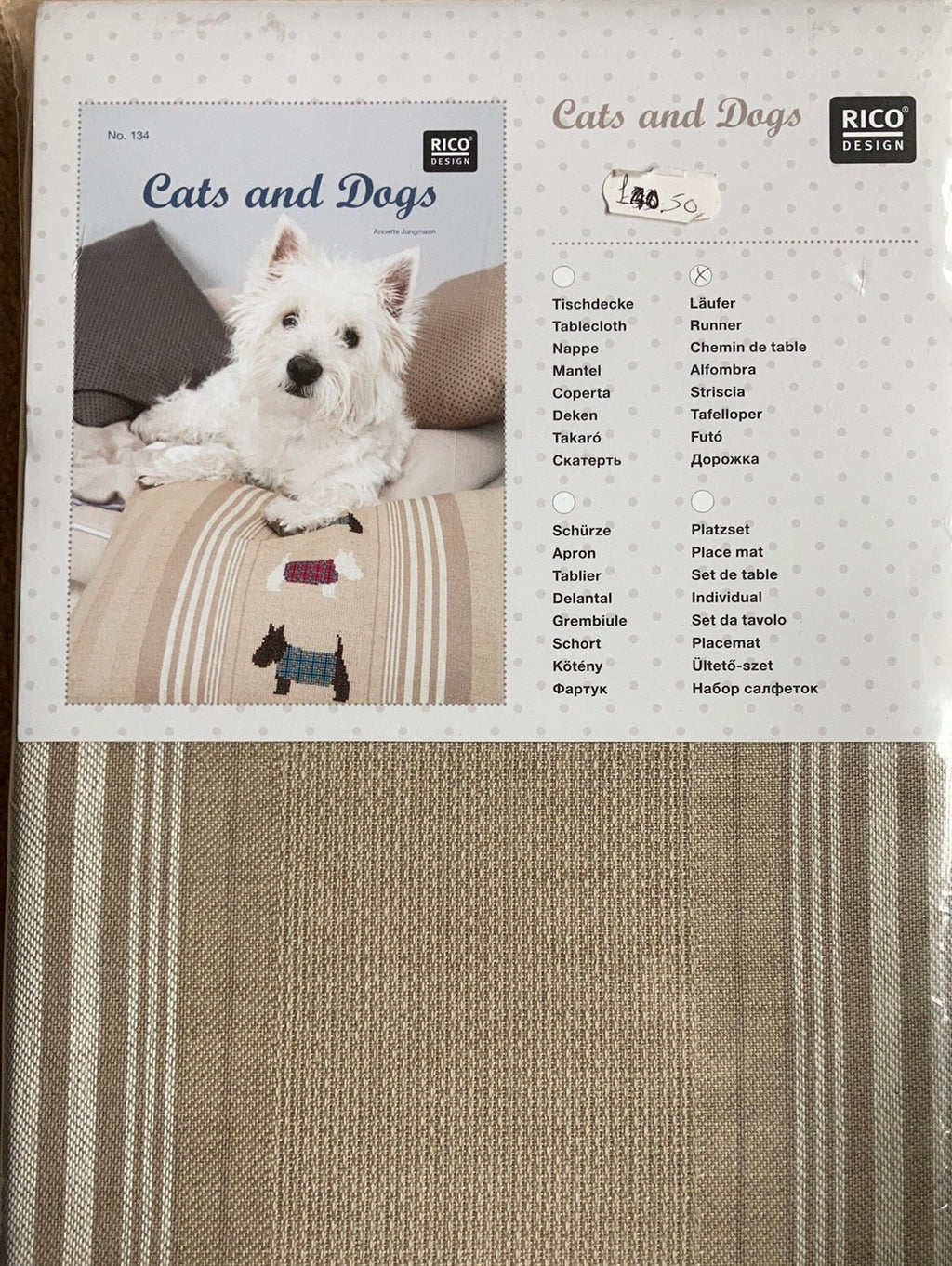 Table runner / Tablecloth - Cats and Dogs