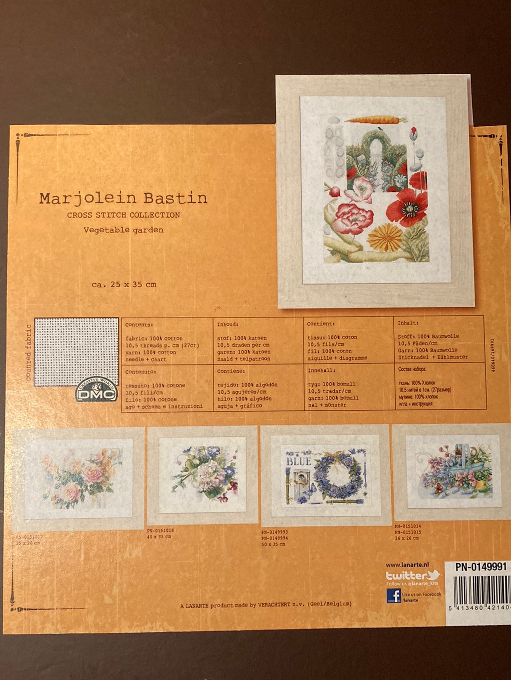 Lanarte (Marjolein Bastin) Cross Stitch Collection  - Vegetable Garden