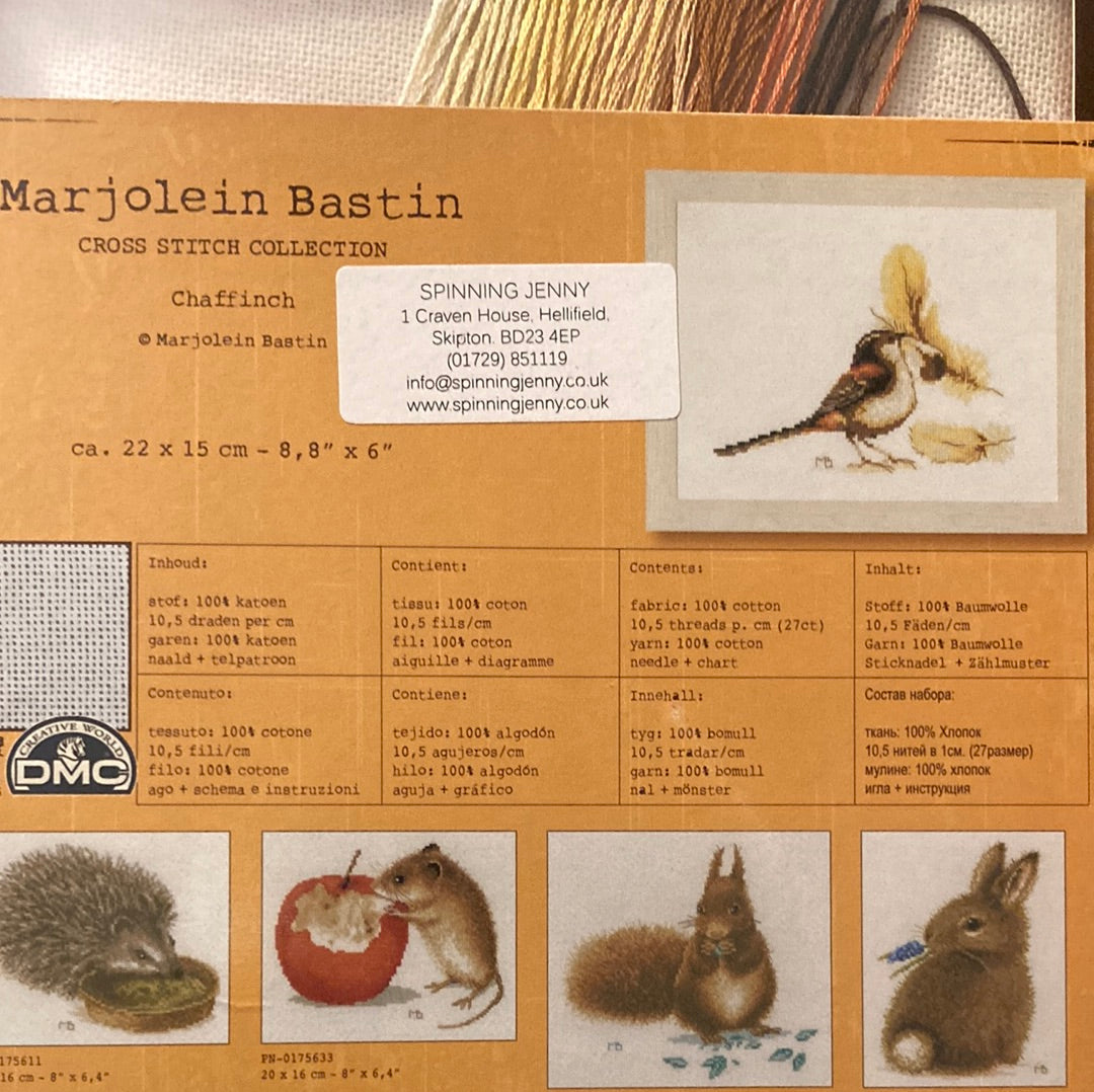 Lanarte (Marjolein Bastin) Cross Stitch Collection  - Chaffinch