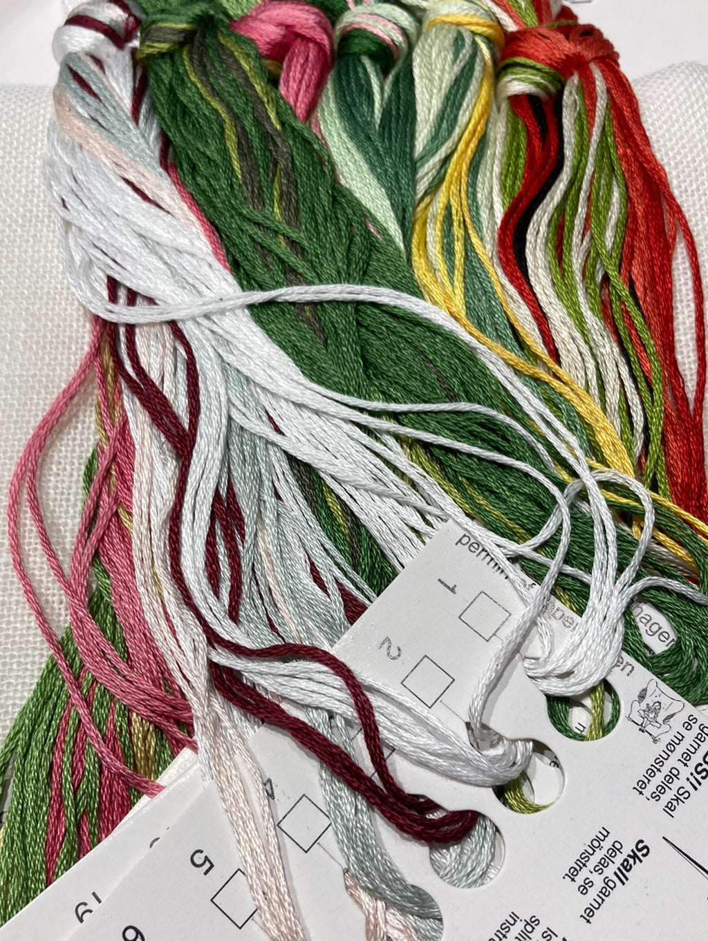 Christmas Table Runner - Begonia & Poinsettia
