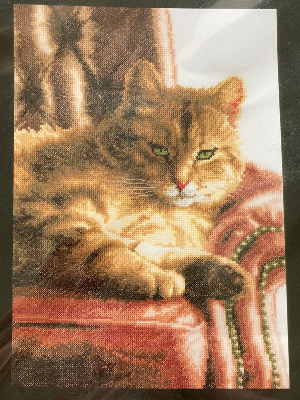 Lanarte Animals Cross Stitch Collection  - Relaxed Tabby