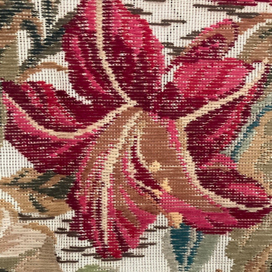 Hibiscus : Tramme tapestry canvas