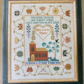 Moira Blackburn Samplers - Green Wedding Sampler