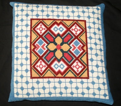 Marrakech Blue Tapestry Cushion Kit - Fox Tapestry Designs (Wales)