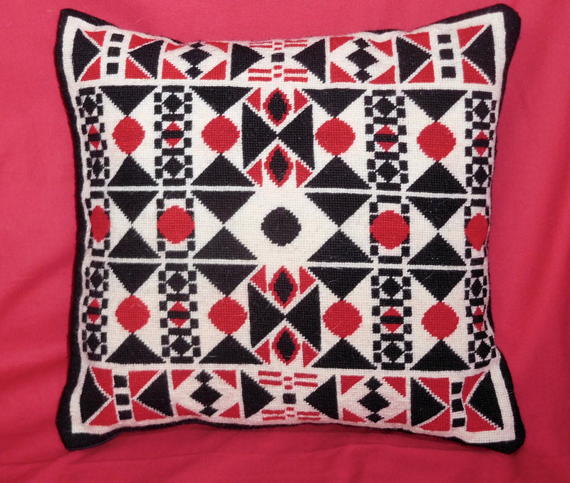 Retro Tapestry Cushion Kit - Fox Tapestry Designs (Wales)