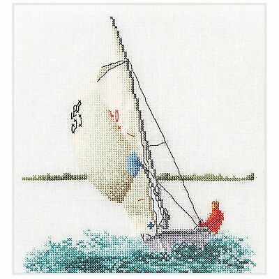 Thea Gouverneur Cross Stitch Kit - Sailing 3031. Counted cross stitch kit from the fabulous Thea Gouverneur in The Netherlands. This kit is available on either Aida or linen..