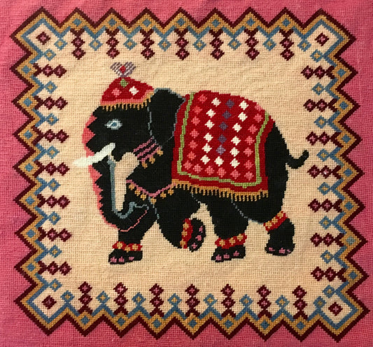 Elephant Tapestry Cushion Kit - Fox Tapestry Designs (Wales)
