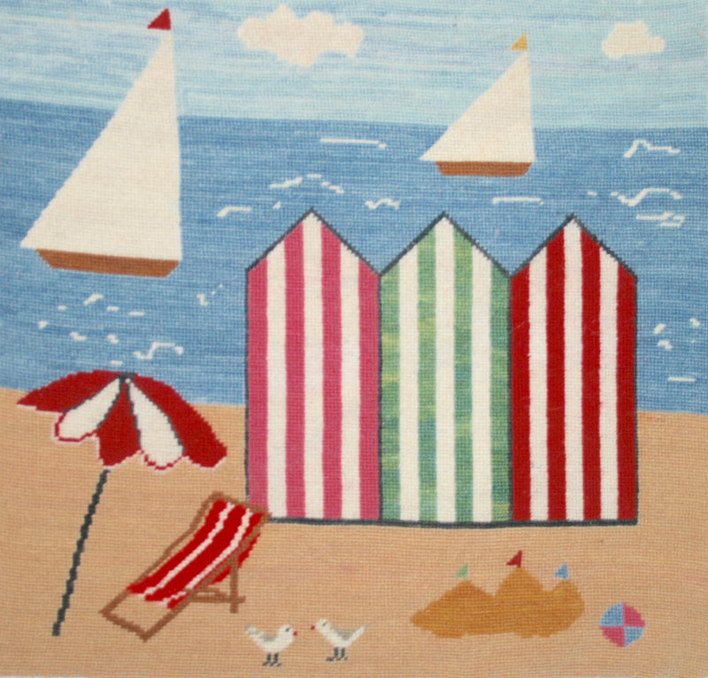 Seaside Tapestry Cushion Kit - Fox Tapestry Designs (Wales)