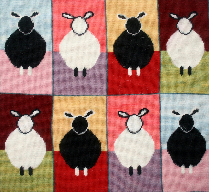 Sheep Tapestry Cushion Kit - Fox Tapestry Designs (Wales)