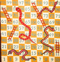 Snakes & Ladders Tapestry Cushion Kit - Fox Tapestry Designs (Wales)