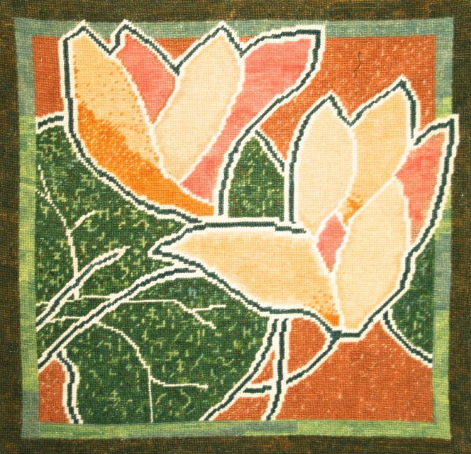 Water Lilies Tile Tapestry Cushion Kit - Fox Tapestry Designs (Wales)
